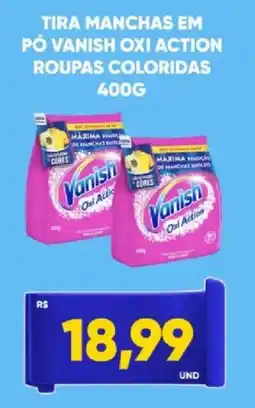 Tatico Tira manchas em pó vanish oxi action roupas coloridas oferta
