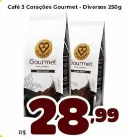 Unicompra Café 3 Corações Gourmet - Diversos oferta