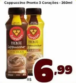 Unicompra Cappuccino pronto 3 corações oferta