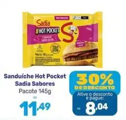 Supermercados Jau Serve Sanduíche Hot Pocket Sadia Sabores oferta