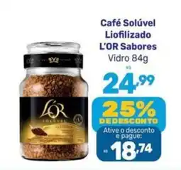 Supermercados Jau Serve Café Solúvel Liofilizado L'OR Sabores oferta