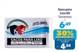 Supermercados Jau Serve sacos para lixo ks oferta