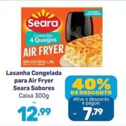 Supermercados Jau Serve Lasanha congelada para air fryer seara sabores oferta
