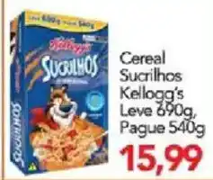 Supermercados Joanin Cereal Sucrilhos Kellogg's oferta