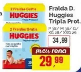 Fralda d. huggies tripla prot.