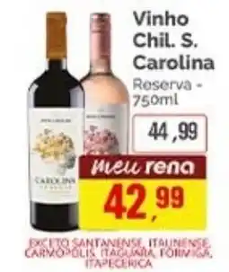 Supermercados Rena Vinho Chil. S. Carolina Reserva oferta