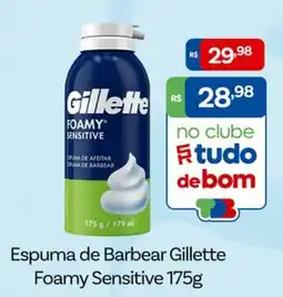 Supermercados Rondon Espuma de Barbear Gillette Foamy Sensitive oferta