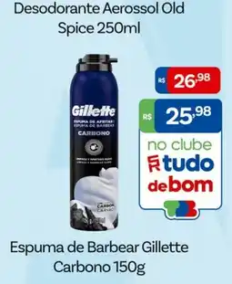 Supermercados Rondon Espuma de Barbear Gillette Carbono oferta
