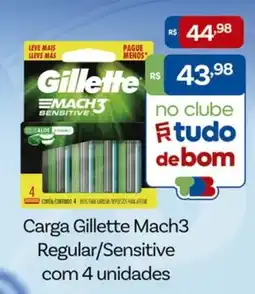 Supermercados Rondon Carga gillette mach3 regular/sensitive oferta