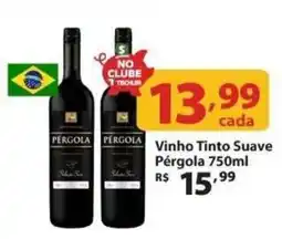 Supermercados Tischler Vinho Tinto Suave PérGola oferta