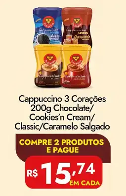 Supermercados Rondon Cappuccino 3 Corações oferta