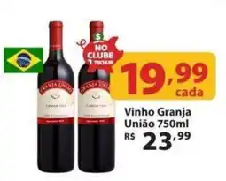 Supermercados Tischler Vinho Granja União oferta