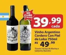 Supermercados Tischler Vinho Argentino Cordero Con Piel de Lobo oferta