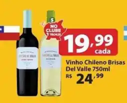 Supermercados Tischler Vinho Chileno Brisas Del Valle oferta