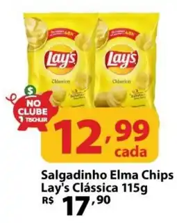 Supermercados Tischler Salgadinho Elma Chips Lay's Clássica oferta