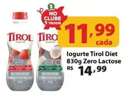 Supermercados Tischler logurte tirol diet zero lactose oferta