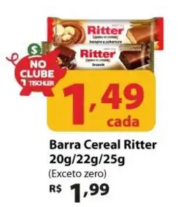 Supermercados Tischler Barra Cereal Ritter oferta