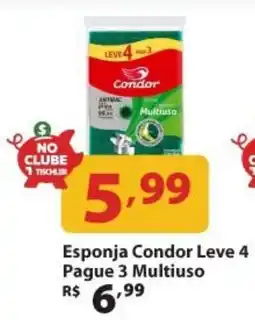 Supermercados Tischler Esponja condor leve 4 oferta
