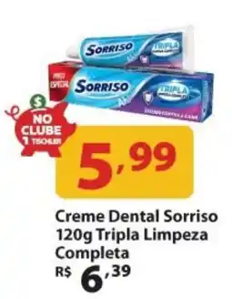 Supermercados Tischler Creme Dental Sorriso oferta