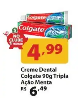 Supermercados Tischler Creme Dental Colgate Tripla Ação Menta oferta