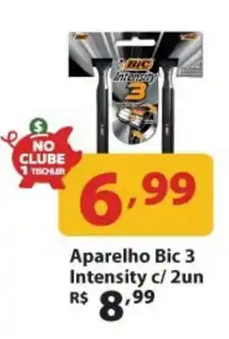 Supermercados Tischler Aparelho bic 3 intensity oferta