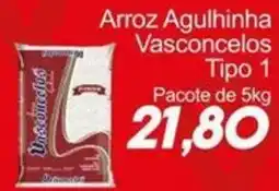 Villefort Atacadista Arroz agulhinha vasconcelos tipo 1 oferta