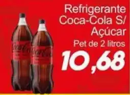 Villefort Atacadista Refrigerante Coca-Cola S/ Açúcar oferta