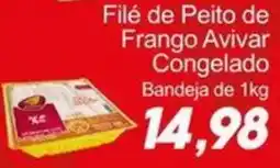 Villefort Atacadista Filé de Peito de Frango Avivar Congelado oferta