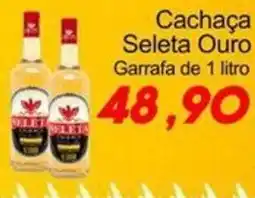Villefort Atacadista Cachaça Seleta Ouro oferta