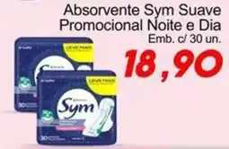 Villefort Atacadista Absorvente sym suave promocional noite e dia oferta