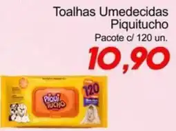 Villefort Atacadista Toalhas Umedecidas Piquitcho oferta
