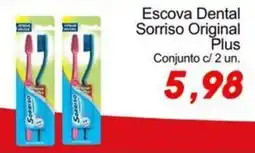 Villefort Atacadista Escova Dental Sorriso Original Plus oferta