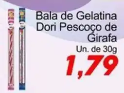 Villefort Atacadista Bala de Gelatina Dori Pescoco de Girafa oferta
