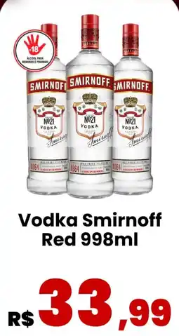 VN Autosserviço Vodka Smirnoff Red oferta