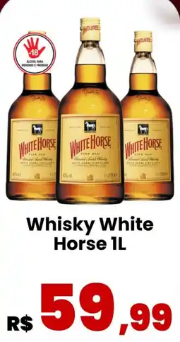 VN Autosserviço Whisky White Horse 1L oferta