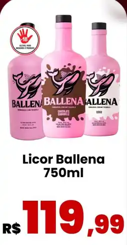 VN Autosserviço Licor ballena oferta