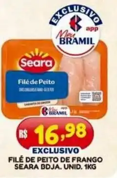 Bramil Supermercados Filé de peito de frango oferta