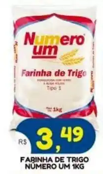 Bramil Supermercados Farinha de trigo numero um oferta