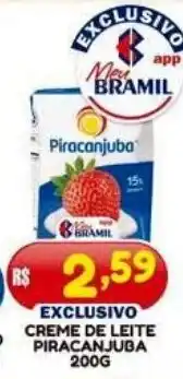 Bramil Supermercados Creme de leite piracanjuba oferta