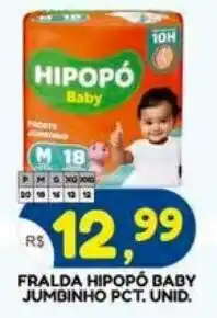 Bramil Supermercados Fralda hipopó baby oferta