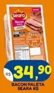 Bramil Supermercados Bacon paleta seara oferta