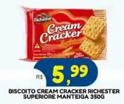 Bramil Supermercados Biscoito cream cracker richester superiore manteiga oferta