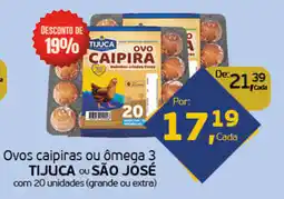 Cometa Supermercados Ovos caipiras ou ômega 3 oferta