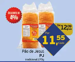 Cometa Supermercados Pão de Jesus PJ tradicional oferta