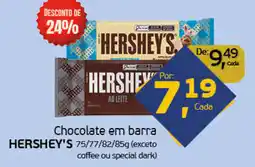 Cometa Supermercados Chocolate em barra hershey's oferta