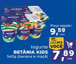 Cometa Supermercados logurte betânia kids oferta