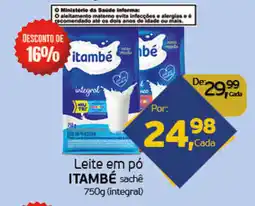 Cometa Supermercados Leite em pó itambé sachê oferta