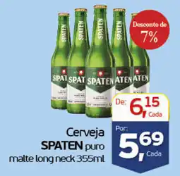 Cometa Supermercados Cerveja spaten puro matte long neck oferta
