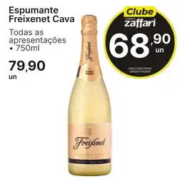 Comercial Zaffari Espumante Freixenet Cava oferta