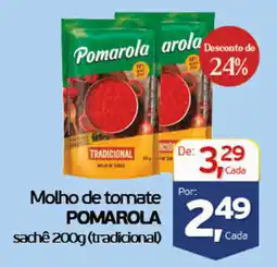 Cometa Supermercados Molho de tomate pomarola sachê 200g (tradicional) oferta